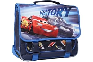 Bagtrotter Cartable 38 cm Cars Disney Bleu marine