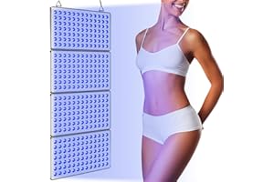 COZION Lampade abbronzanti viso, 48w lampada abbronzante da casa con 364 pezzi led autoabbronzante luce abbronzante per il viso e il corpo con supporto e protezione per gli occhi