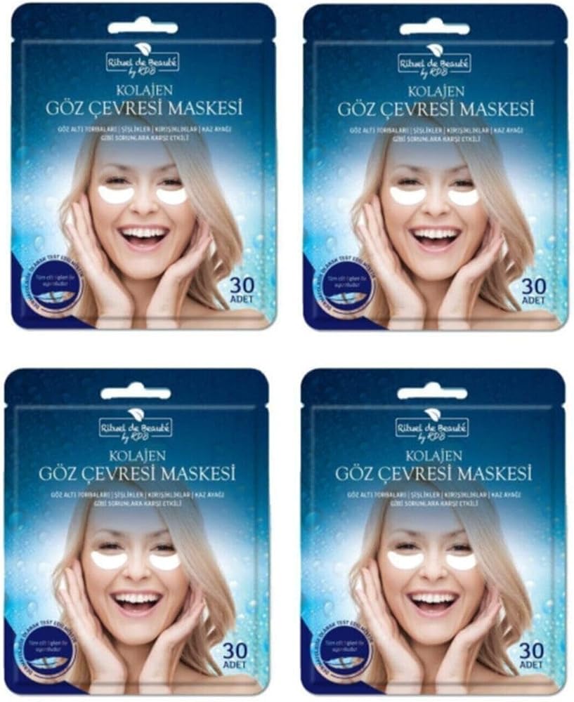 Rituel De Beaute Kolajen Göz Çevresi Maskesi 30 Adet (30x4=120 Adet) 4'lü Özel Set, 88095411982211