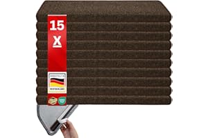 casa pura London Stair Mats Set of 15 11 Colours Neatly Linked Strong Attachment Stable Angle Rail Dark Brown Rectangular
