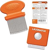 Original 3-in-1 Metall-Mensch-Läusekamm Lausinator Nissenkamm extra fein – Kinder und Erwachsene