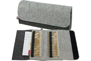 Astuccio per farmaci di qualità superiore firmato ebos ✓ Custodia da viaggio per farmaci ✓ Custodia in autentico feltro di lana per tubetti di globuli omeopatici ✓ 32 passanti per tubetti e fialette di globuli omeopatici | Astuccio per fialette di globuli omeopatici, custodia per fialette di globuli omeopatici, astuccio per rimedi omeopatici per la conservazione dei medicinali omeopatici (grigio)