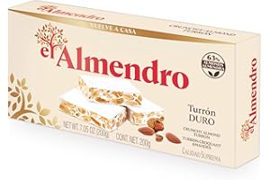 El Almendro Turron Dur Suprema 200 Gr Lot De 6 , G (Lot 6)