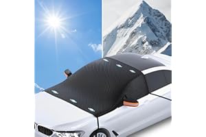 BOWASIN Sonnenschutz Auto Frontscheibe,Frontscheibe Sonnenschutz,Frontscheibenabdeckung,Windschutzscheibe, für Sommer Die Sonne,UV-Schutz,Staub,für Wint Gegen, Schnee, EIS, Frost