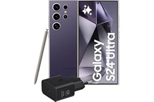 SAMSUNG Galaxy S24 Ultra Smartphone AI, Caricatore incluso, Display 6.8'' QHD+ Dynamic AMOLED 2X, Fotocamera 200MP, RAM 12GB, 256GB, 5.000 mAh, Titanium Violet [Versione italiana]