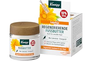Kneipp Regenererande fotsmör – även för känslig hud – kalendula och apelsinolja – intensivvård märkbar omedelbart – 100 ml