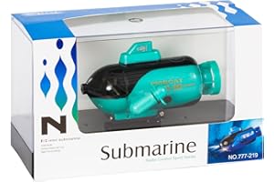 HQ HIGH QUALITY DESIGN invento just play - RC Mini u-Boot Submarine, uboot, Wasserspiele Badewanne Schiff u Boot mit Fernsteuerung 2-Kanal 40 oder 27 MHz, Pool, Schwimm Boot ferngesteuert für Kinder, Spielzeug ab 8 Jahre