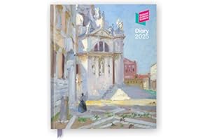 National Galleries Scotland 2025 Desk Diary Planner - Week to View, Illustrated throughout