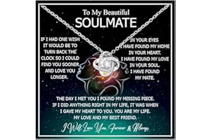 IBBY GIFTS FOR HER Wife Gifts, Soulmate Necklaces for Women, Fiancee Birthday Gift from husband, Valentines Day Present for wife jewelry