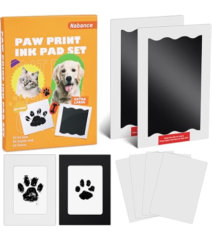 Clay Kit Pearhead Pet Paw Print Photo Frame With Clay Imprint Kit ...