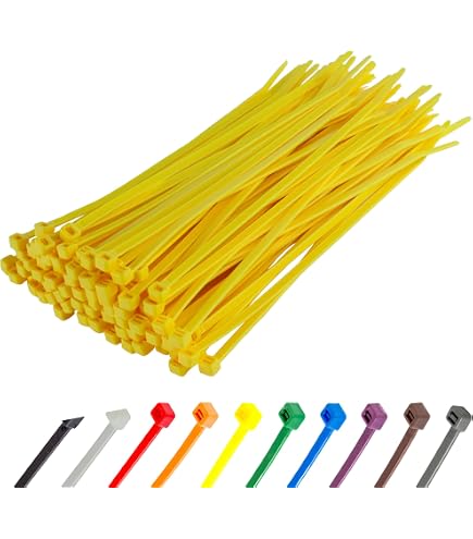 Fascette Stringicavo Rilasciabili 7,2 X 300 Mm – 50 Pezzi In Nylon UV Resistant