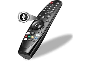 ZENICLICK Universal LG Magic Remote with Pointer & Voice Function MR20GA | Replacement for LG TV Remote MR19BA | LG Remote Control Compatible with Smart TV Models | Netflix & Prime Video Hot Keys, Google/Alexa
