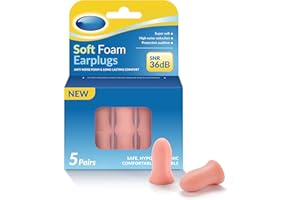 AOIIENA Ultra-Doux Bouchons d'oreille : Particules Insonorisantes | 36dB Réduction de Bruit, 1+ Mois par Boîte, Zéro Douleur | Étui portable pour dormir, voyager et étudier