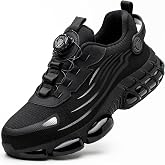 YEKOYIOO Safety Shoes for Men Women Lightweight Sneakers Safety Comfortable Work Shoes with Steel Toe Breathable Non-Slip 38-