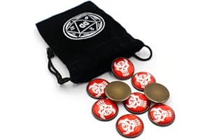 DAHAN DICE D&D Numbered Monster Token Markers for Dungeons and Dragons (Undead)