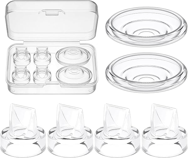 S9 Pro/S12 Pro Válvula de Pico de Pato & Diafragma de Silicona Piezas de Repuesto Compatibles con Extractor Portátil Momcozy–Silicona Alimentaria Sin BPA Accesorios(Pack de 6:4 Válvulas+2 Diafragmas) - 1