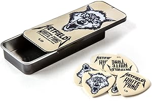 Médiators Jim Dunlop 1,00mm ADU PH122T100 Boite de 6 White Fang