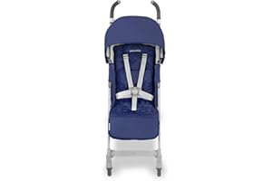 Maclaren Quest silla de paseo tipo paraguas compacto y ligero, Para niños de recién nacidos hasta 25 kg, capota extensible con factor UPF 50+, asiento reclinable, Incluye protector para la lluvia