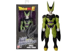 Dragon Ball Super Bandai Figurina gigante Limit Breaker - Cell forma perfetta - Licenza ufficiale Dragon Ball - Grande Figurina Cell 30 cm - Giocattolo per bambini 4 anni e + - 36747