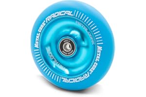 BESTIAL WOLF Metal Core Rueda Radical Monocromática para Scooter Freestyle, Diámetro 110 mm