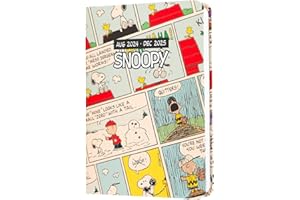 Grupo Erik: Agenda 2024 2025 Snoopy, Agenda settimanale 2024 2025 A6, 11,5 x 16 cm, 17 mesi Agosto 2024 a Dicembre 2025, Agenda 2024 2025 piccola, Diario Snoopy 2024 2025