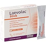 Laevolac Stick - Integratore Alimentare a Base di Lattulosio, Contribuisce all'Accelerazione del Transito Intestinale, Senza 