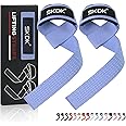 Lifting Straps Strength Training Women Bodybuilding, Lifting Straps Gym Deadlift, Deadlift Straps with Neoprene Padded Wrist, Non-Slip Silicone, for Weightlifting, Bodybuilding, Xfit, Strength