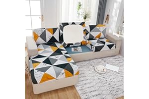 Elover Coprisedile per divano - coprisedile elastico alto, coprisedile per divano da soggiorno, fodera per mobili, fondo elastico morbido antiscivolo