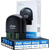 قارئ رموز السيارة XTOOL Advancer AD20، ماسح ضوئي لاسلكي OBD2 BT لنظام Android/iOS/iPhone، اختبار الدخان للتحضير للفحص والصيانة، ضوء المحرك