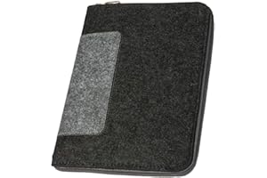 LUXDAG Mom's Organizer Patch' Pochette en feutre avec fermeture éclair pour carnet de maternité et carnet de santé (couleur au choix), couverture en format A5 pour passeport et maternité.