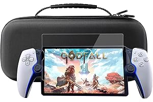 Vivideox Étui Rigide Compatible avec Playstation 5 Portal Remote Player, Playstation Portal Remote Player Sac de Rangement étanche de Voyage Portable pour PS5 Playstation Portal Remote, Noir