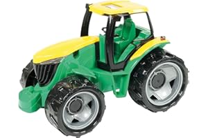 LENA Vert Giga Trucks-Jouet d'environ 48 cm géant pour Jouer, Grand Tracteur pour Enfants à partir de 3 Ans, 02121