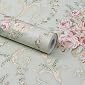 Wolpin Wall Stickers DIY Decals Wallpaper (45 x 500 cm) Damask Flower Self Adhesive, Multicolour