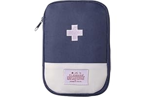 Disnace Pusta torba pierwszej pomocy, mała torba na lekarstwa, mini torba pierwszej pomocy, pusta torba pierwszej pomocy, do użytku na zewnątrz, torba na apteczki podróżne, torba na lekarstwa, torba