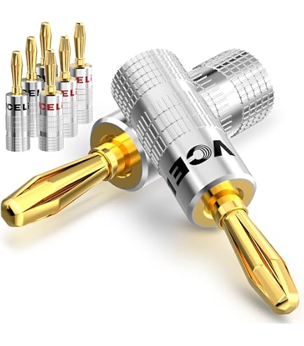 2,5-mm-Bananenstecker – 10er Set Messing Vergoldet, Lötstecker Für Lautsprecher & Elektronik, 3,5 Mm Löthilfe