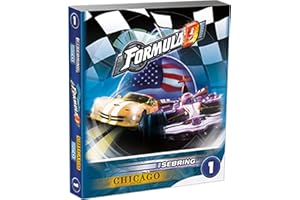 ASMODEE Zygomatic | Formula D - Extension Sebring/Chicago East Park | Jeu de société | À partir de 8 Ans | 2 à 10 Joueurs | 60 Minutes