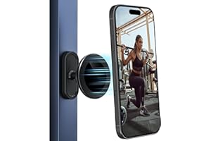 ALAFLY Magnetische Handyhalterung Fitnessstudio, 360 einstellbare Golfwagen Telefonhalterung, Starke N54 Magnete Halterung für Metalloberfläche, kompatibel mit MagSafe iPhone 17 16 15 14 13 12 Seire