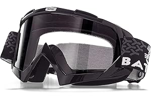 KINGBIKE Motocross Brille,Mtb Brille Dirt Bike ATV Crossbrille goggle,Sicherheit ATV Tactical Riding Motorradbrillen für MäNner Frauen Jugend Fit ÜBer Brille UV400