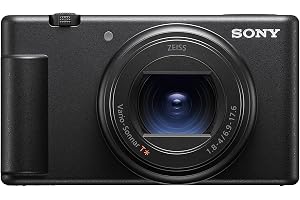 Sony ZV-1 II kompakte Hybridkamera, 18 MP, 4K Video, Fotos, 18–50 mm | Schneller Autofokus