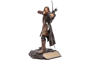 Movie Maniacs - Aragorn - Le Seigneur Des Anneaux - Édition Spéciale LOTR - Figurine de Collection & Accessoires - Personnages Iconiques de Cinéma - Dès 12 ans - Lansay
