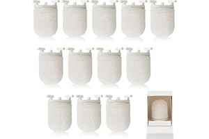 Sunnychicc 12 Pcs Gas Light Preformed Mantle Gas Lamp Mantles Gaslight Mantles Pre Formed Gas Light Mantel for Indoor Outdoor Gas Lights, White