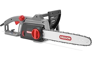 Oregon, Przewodowa, Elektryczna Pilarka Łańcuchowa Oregon CS1200, 1800 W, Prowanica 35 cm i Łańcuch, Niskie Odbicie (601682)