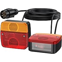 Coppia Fanali Posteriori Con 7 Funzioni Sx Dx Rimorchio Caravan - Foto 7