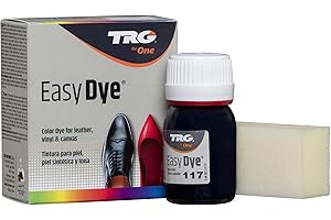 TRG The One Easy Dye, colorante per il ripristino del colore delle scarpe in pelle, Blu (117 Navy blue), 25 ml