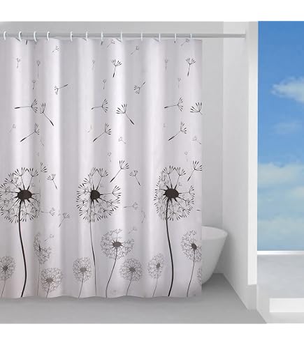 Tenda Moderna Per Doccia Vasca Da Bagno Impermeabile Pvc 12 Ganci Effetto 3d Con Cuori 200x240 Cm