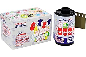 RETO BT21 Star 400 - Película negativa de color de 35 mm 27EXP, ISO400, 135, cinemática, estilo de imagen en movimiento, proceso C41