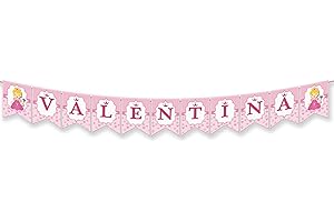 EuroFiestas Guirnalda Nombre Valentina, Liana, Ana, Anna, Anne o Eva