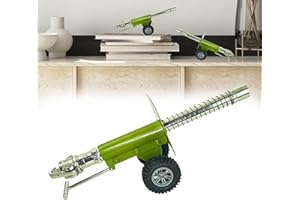 MOCOLI Modello Di Cannone In Acciaio Inossidabile Per Artigianato, Collezione Di Modelli Militari Regali Ornamenti Da Tavolo Verde, 35x12x10 Cm