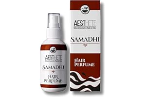 Profumo Per Capelli Donna Olio Spray 50ml – Fragranza Lunga Durata al Gelsomino, Vaniglia e Cedro – Senza Alcool, Naturale, Made in Italy – SAMADHI by AESTHETE