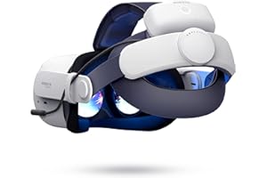BOBOVR Correa para la Cabeza M1 Plus con batería, Compatible con Meta Quest 2, Correa Elite para Soporte Mejorado y diseño de Paquete de batería Intercambiable en Caliente de 5200 mah